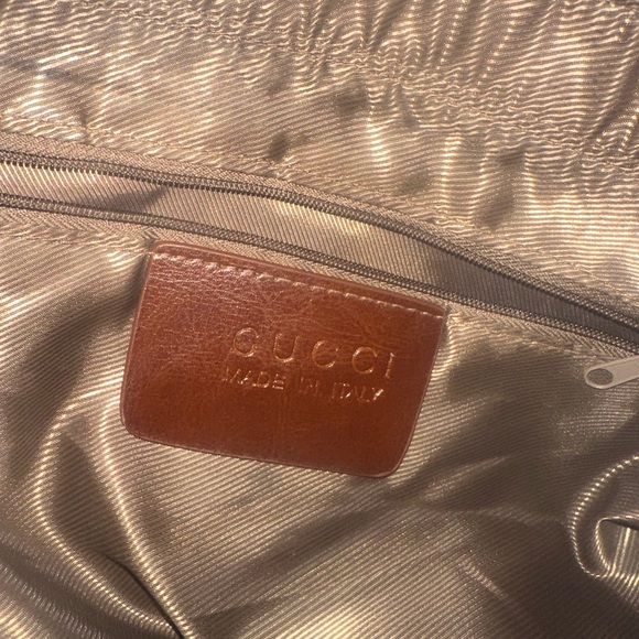 Gucci fish scale brown leather purse - Picture 6 of 9